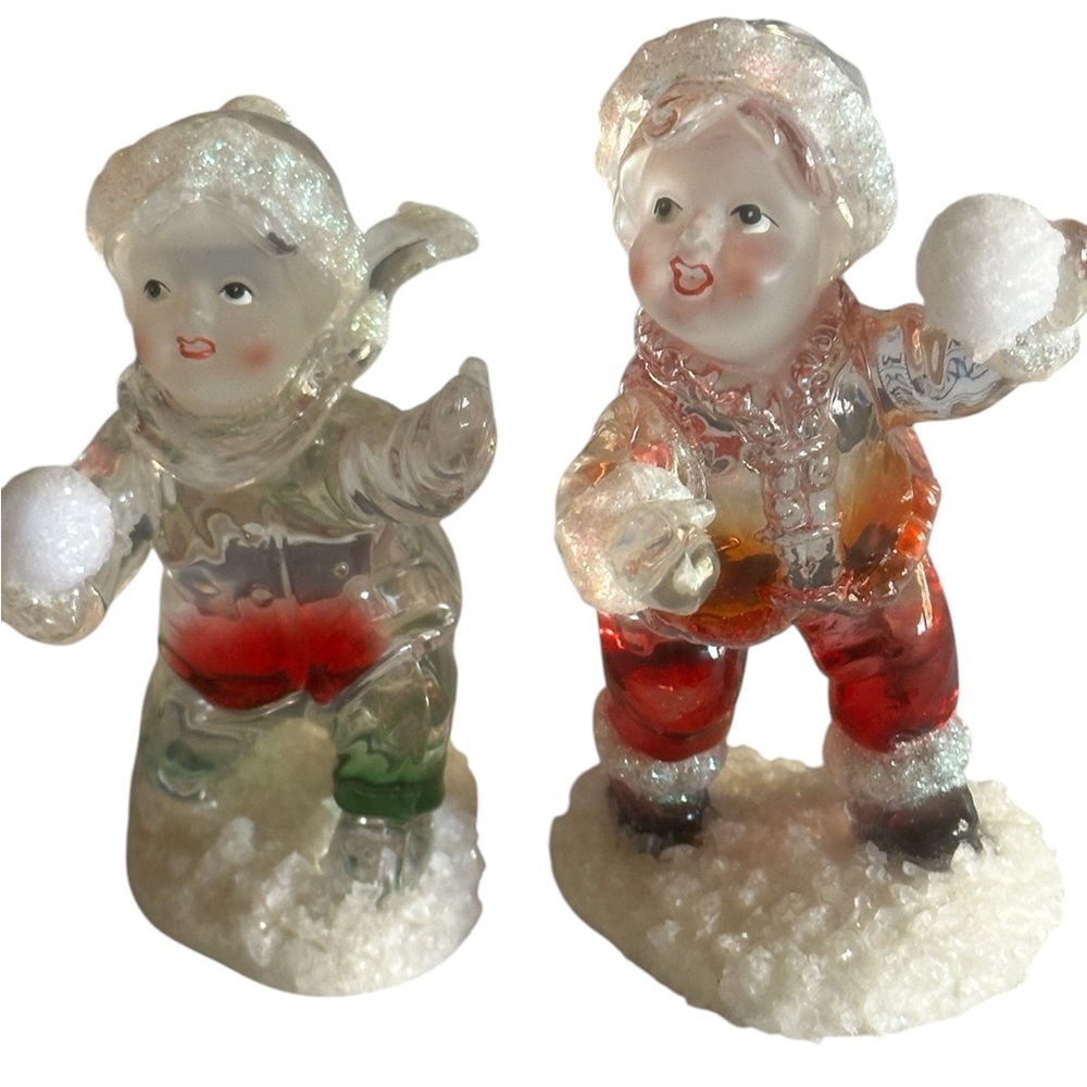 HERITAGE MINT LTD HOLIDAY ICE SCULPTURES SNOWBALLS VINTAGE